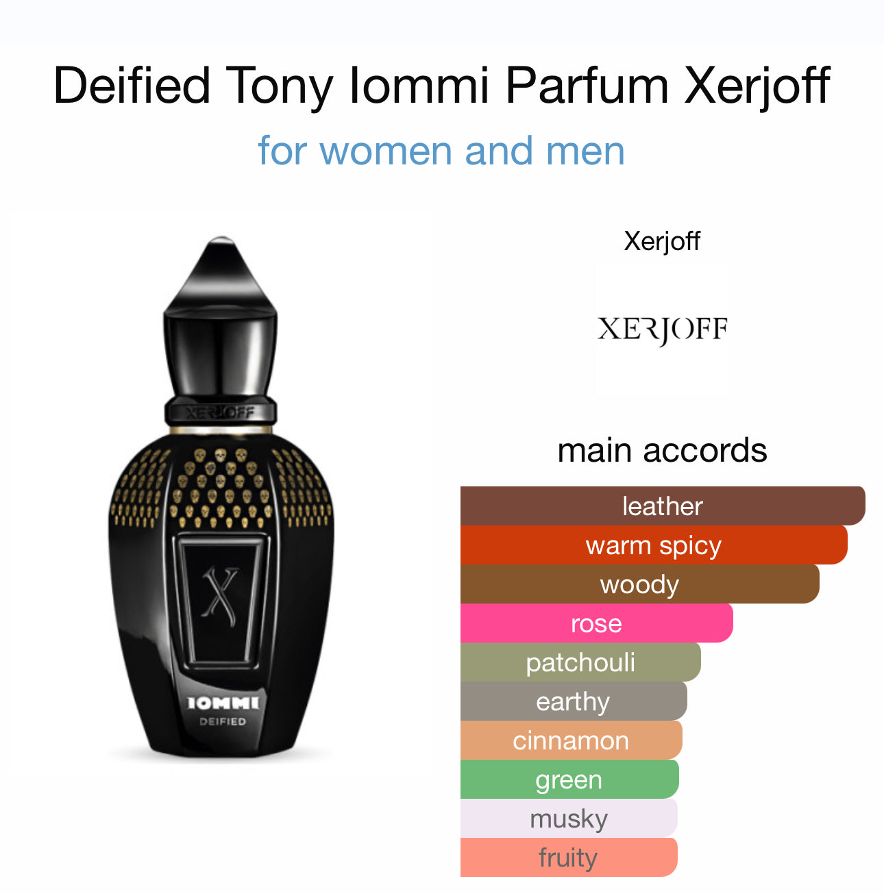 Deified Tony Iommy Xerjoff