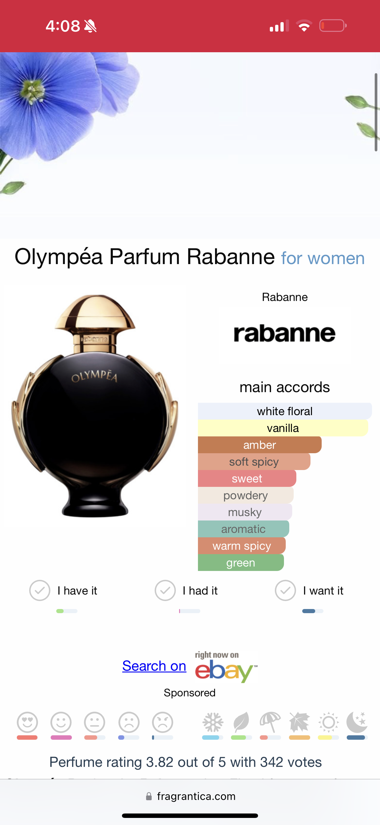 Olympea Parfum Rabbane