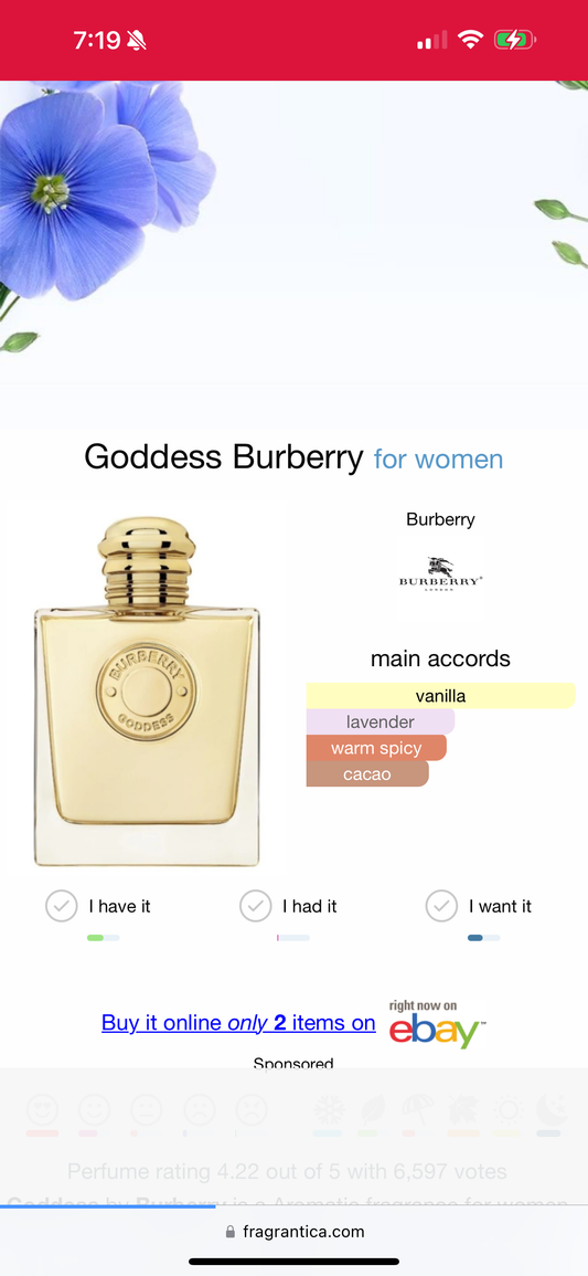 Goddess Burberry