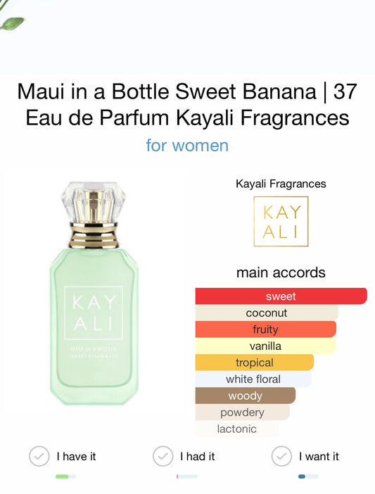 Maui In A Bottle Sweet Banana