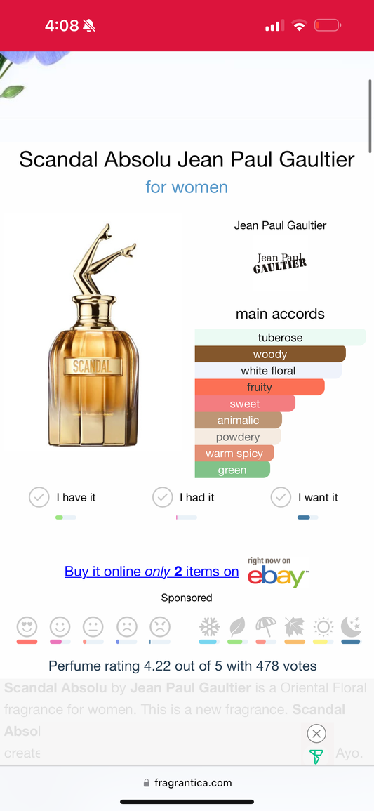 Scandal Absolu JPG for Women