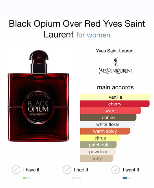 Black Opium Over Red Yves